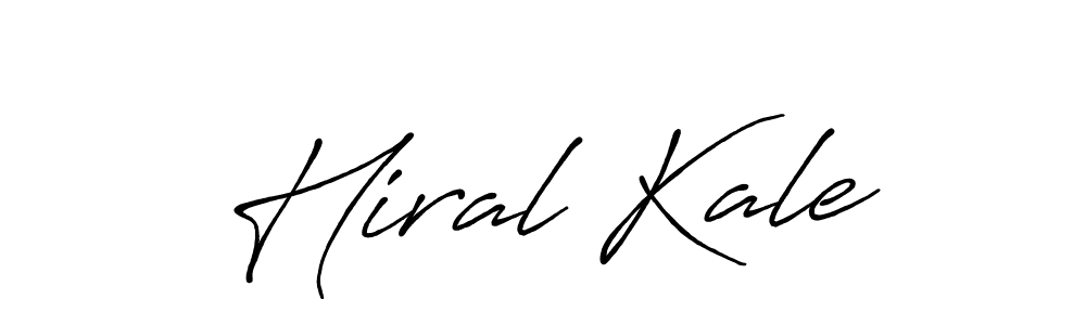 Similarly Antro_Vectra_Bolder is the best handwritten signature design. Signature creator online .You can use it as an online autograph creator for name Hiral Kale. Hiral Kale signature style 7 images and pictures png