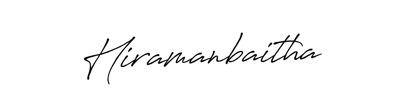 Also You can easily find your signature by using the search form. We will create Hiramanbaitha name handwritten signature images for you free of cost using Antro_Vectra_Bolder sign style. Hiramanbaitha signature style 7 images and pictures png