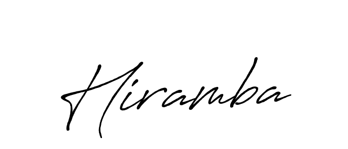 How to make Hiramba signature? Antro_Vectra_Bolder is a professional autograph style. Create handwritten signature for Hiramba name. Hiramba signature style 7 images and pictures png