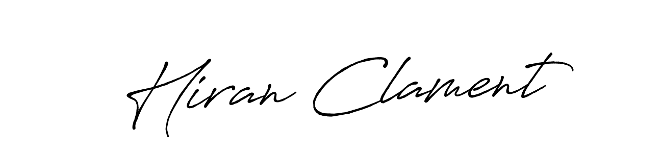 Check out images of Autograph of Hiran Clament name. Actor Hiran Clament Signature Style. Antro_Vectra_Bolder is a professional sign style online. Hiran Clament signature style 7 images and pictures png