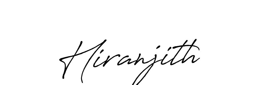 Hiranjith stylish signature style. Best Handwritten Sign (Antro_Vectra_Bolder) for my name. Handwritten Signature Collection Ideas for my name Hiranjith. Hiranjith signature style 7 images and pictures png