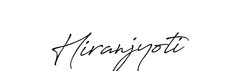 The best way (Antro_Vectra_Bolder) to make a short signature is to pick only two or three words in your name. The name Hiranjyoti include a total of six letters. For converting this name. Hiranjyoti signature style 7 images and pictures png