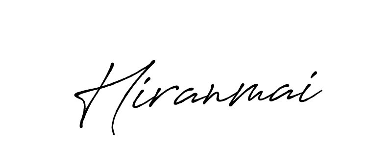 Hiranmai stylish signature style. Best Handwritten Sign (Antro_Vectra_Bolder) for my name. Handwritten Signature Collection Ideas for my name Hiranmai. Hiranmai signature style 7 images and pictures png