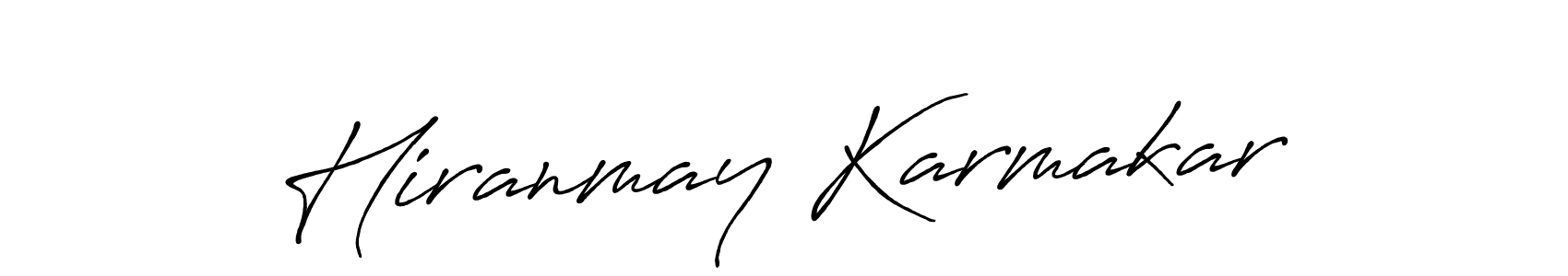The best way (Antro_Vectra_Bolder) to make a short signature is to pick only two or three words in your name. The name Hiranmay Karmakar include a total of six letters. For converting this name. Hiranmay Karmakar signature style 7 images and pictures png