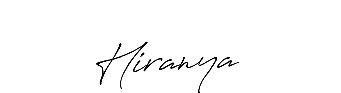 Use a signature maker to create a handwritten signature online. With this signature software, you can design (Antro_Vectra_Bolder) your own signature for name Hiranya ★. Hiranya ★ signature style 7 images and pictures png