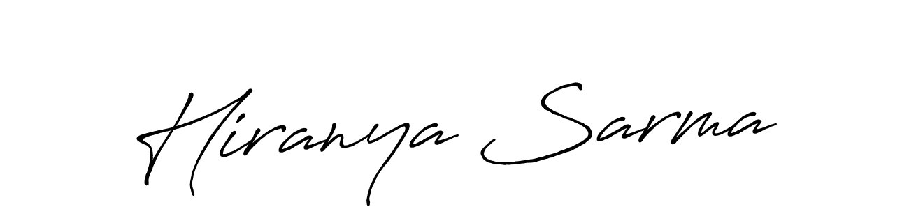 It looks lik you need a new signature style for name Hiranya Sarma. Design unique handwritten (Antro_Vectra_Bolder) signature with our free signature maker in just a few clicks. Hiranya Sarma signature style 7 images and pictures png