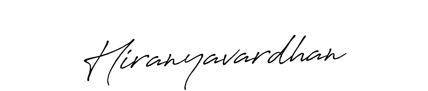 How to make Hiranyavardhan signature? Antro_Vectra_Bolder is a professional autograph style. Create handwritten signature for Hiranyavardhan name. Hiranyavardhan signature style 7 images and pictures png