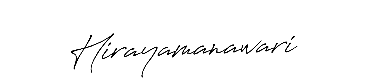 How to make Hirayamanawari name signature. Use Antro_Vectra_Bolder style for creating short signs online. This is the latest handwritten sign. Hirayamanawari signature style 7 images and pictures png