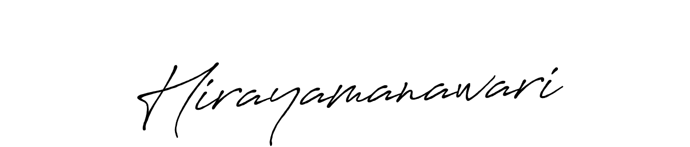 How to make Hirayamanawari signature? Antro_Vectra_Bolder is a professional autograph style. Create handwritten signature for Hirayamanawari name. Hirayamanawari signature style 7 images and pictures png