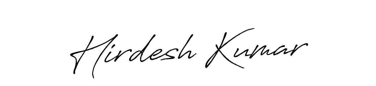 Use a signature maker to create a handwritten signature online. With this signature software, you can design (Antro_Vectra_Bolder) your own signature for name Hirdesh Kumar. Hirdesh Kumar signature style 7 images and pictures png