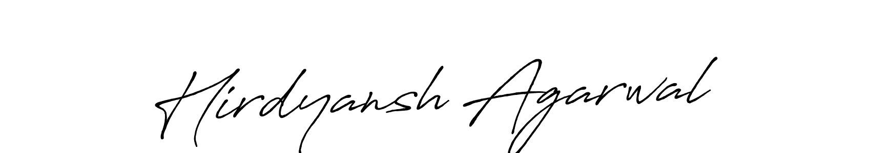 Once you've used our free online signature maker to create your best signature Antro_Vectra_Bolder style, it's time to enjoy all of the benefits that Hirdyansh Agarwal name signing documents. Hirdyansh Agarwal signature style 7 images and pictures png