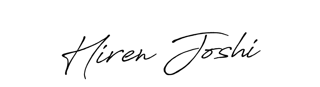 It looks lik you need a new signature style for name Hiren Joshi. Design unique handwritten (Antro_Vectra_Bolder) signature with our free signature maker in just a few clicks. Hiren Joshi signature style 7 images and pictures png