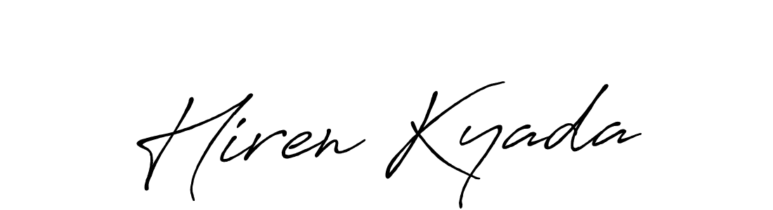 You should practise on your own different ways (Antro_Vectra_Bolder) to write your name (Hiren Kyada) in signature. don't let someone else do it for you. Hiren Kyada signature style 7 images and pictures png