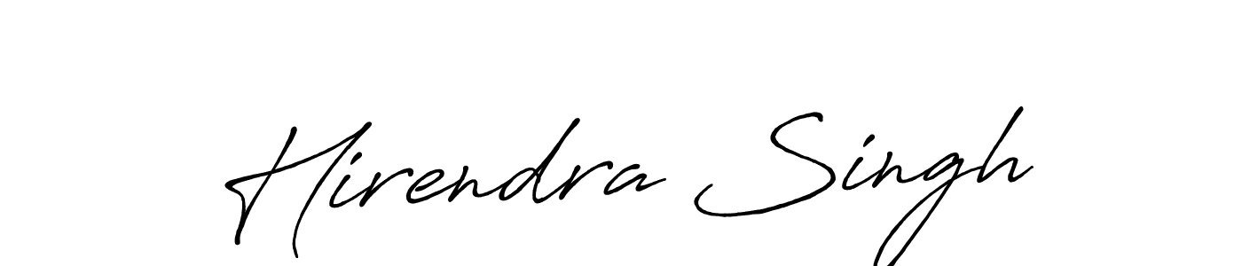 It looks lik you need a new signature style for name Hirendra Singh. Design unique handwritten (Antro_Vectra_Bolder) signature with our free signature maker in just a few clicks. Hirendra Singh signature style 7 images and pictures png