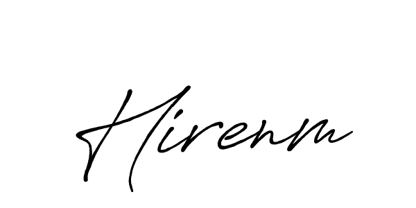 See photos of Hirenm official signature by Spectra . Check more albums & portfolios. Read reviews & check more about Antro_Vectra_Bolder font. Hirenm signature style 7 images and pictures png