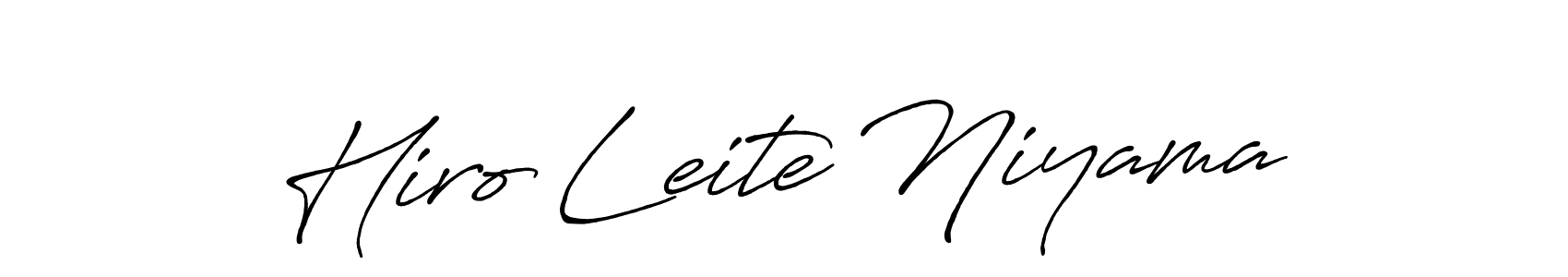 Also You can easily find your signature by using the search form. We will create Hiro Leite Niyama name handwritten signature images for you free of cost using Antro_Vectra_Bolder sign style. Hiro Leite Niyama signature style 7 images and pictures png