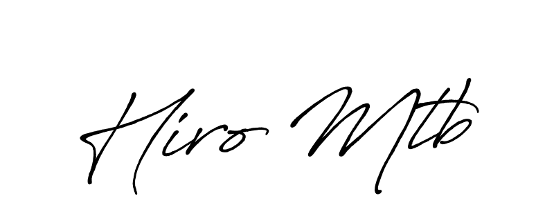 if you are searching for the best signature style for your name Hiro Mtb. so please give up your signature search. here we have designed multiple signature styles  using Antro_Vectra_Bolder. Hiro Mtb signature style 7 images and pictures png