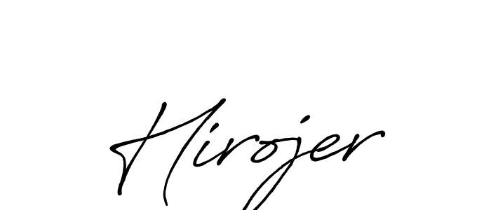 Make a beautiful signature design for name Hirojer. Use this online signature maker to create a handwritten signature for free. Hirojer signature style 7 images and pictures png