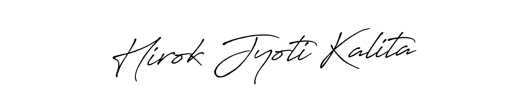 It looks lik you need a new signature style for name Hirok Jyoti Kalita. Design unique handwritten (Antro_Vectra_Bolder) signature with our free signature maker in just a few clicks. Hirok Jyoti Kalita signature style 7 images and pictures png