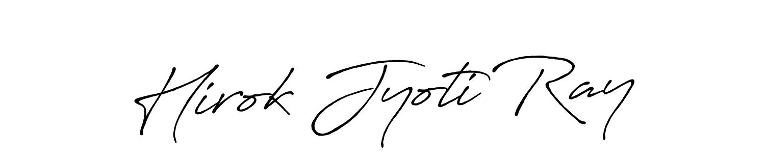 Make a short Hirok Jyoti Ray signature style. Manage your documents anywhere anytime using Antro_Vectra_Bolder. Create and add eSignatures, submit forms, share and send files easily. Hirok Jyoti Ray signature style 7 images and pictures png