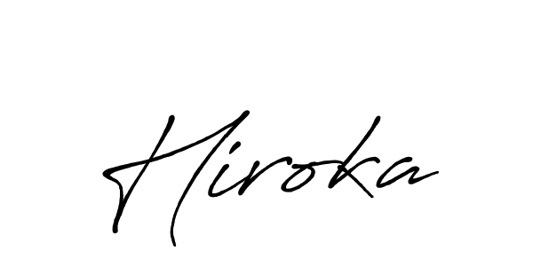 Make a beautiful signature design for name Hiroka. Use this online signature maker to create a handwritten signature for free. Hiroka signature style 7 images and pictures png