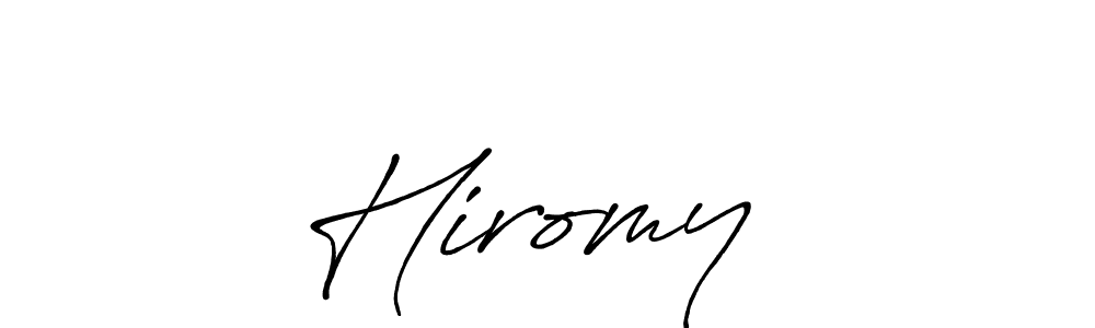 Hiromy ✨ stylish signature style. Best Handwritten Sign (Antro_Vectra_Bolder) for my name. Handwritten Signature Collection Ideas for my name Hiromy ✨. Hiromy ✨ signature style 7 images and pictures png