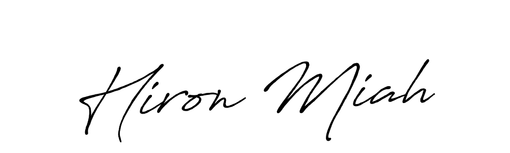 Make a beautiful signature design for name Hiron Miah. Use this online signature maker to create a handwritten signature for free. Hiron Miah signature style 7 images and pictures png