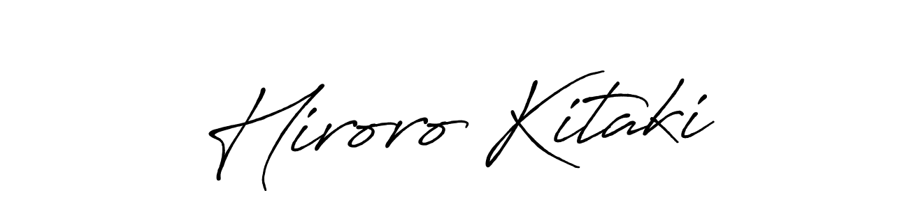 Also You can easily find your signature by using the search form. We will create Hiroro Kitaki name handwritten signature images for you free of cost using Antro_Vectra_Bolder sign style. Hiroro Kitaki signature style 7 images and pictures png