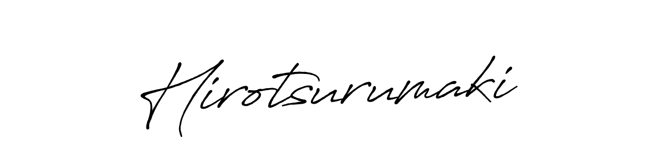 How to make Hirotsurumaki name signature. Use Antro_Vectra_Bolder style for creating short signs online. This is the latest handwritten sign. Hirotsurumaki signature style 7 images and pictures png