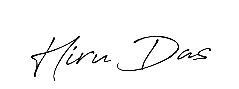 Use a signature maker to create a handwritten signature online. With this signature software, you can design (Antro_Vectra_Bolder) your own signature for name Hiru Das. Hiru Das signature style 7 images and pictures png