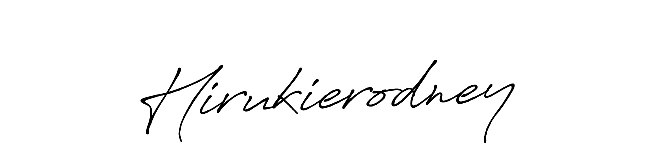 The best way (Antro_Vectra_Bolder) to make a short signature is to pick only two or three words in your name. The name Hirukierodney include a total of six letters. For converting this name. Hirukierodney signature style 7 images and pictures png