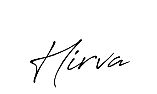 if you are searching for the best signature style for your name Hirva. so please give up your signature search. here we have designed multiple signature styles  using Antro_Vectra_Bolder. Hirva signature style 7 images and pictures png