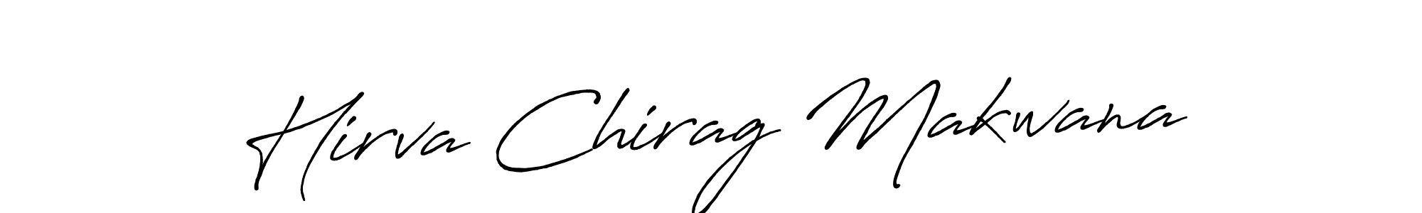 How to Draw Hirva Chirag Makwana signature style? Antro_Vectra_Bolder is a latest design signature styles for name Hirva Chirag Makwana. Hirva Chirag Makwana signature style 7 images and pictures png
