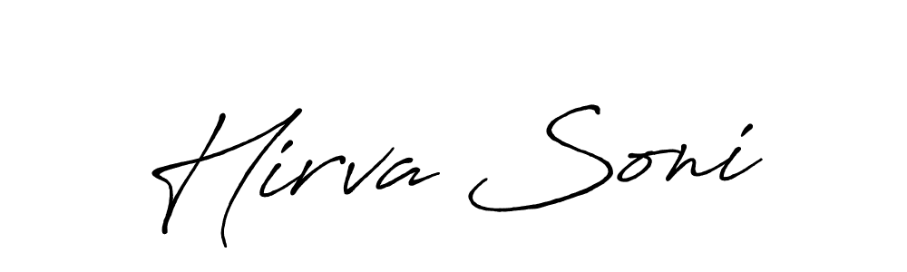 Make a short Hirva Soni signature style. Manage your documents anywhere anytime using Antro_Vectra_Bolder. Create and add eSignatures, submit forms, share and send files easily. Hirva Soni signature style 7 images and pictures png