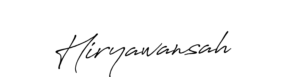 Make a beautiful signature design for name Hiryawansah. Use this online signature maker to create a handwritten signature for free. Hiryawansah signature style 7 images and pictures png