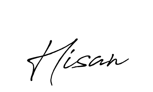 How to make Hisan name signature. Use Antro_Vectra_Bolder style for creating short signs online. This is the latest handwritten sign. Hisan signature style 7 images and pictures png