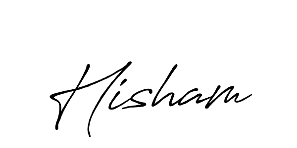 It looks lik you need a new signature style for name Hisham. Design unique handwritten (Antro_Vectra_Bolder) signature with our free signature maker in just a few clicks. Hisham signature style 7 images and pictures png