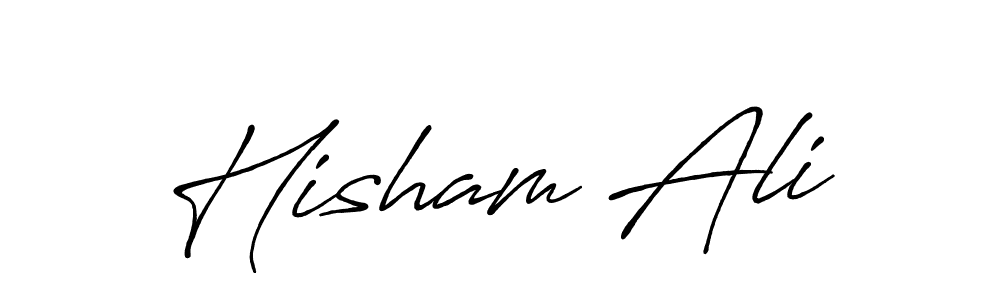 if you are searching for the best signature style for your name Hisham Ali. so please give up your signature search. here we have designed multiple signature styles  using Antro_Vectra_Bolder. Hisham Ali signature style 7 images and pictures png