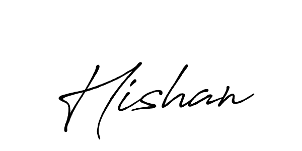 Hishan stylish signature style. Best Handwritten Sign (Antro_Vectra_Bolder) for my name. Handwritten Signature Collection Ideas for my name Hishan. Hishan signature style 7 images and pictures png