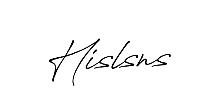 Also You can easily find your signature by using the search form. We will create Hislsns name handwritten signature images for you free of cost using Antro_Vectra_Bolder sign style. Hislsns signature style 7 images and pictures png