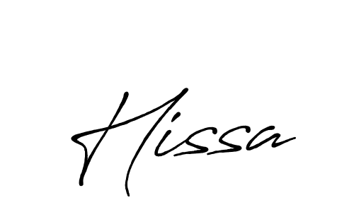if you are searching for the best signature style for your name Hissa. so please give up your signature search. here we have designed multiple signature styles  using Antro_Vectra_Bolder. Hissa signature style 7 images and pictures png