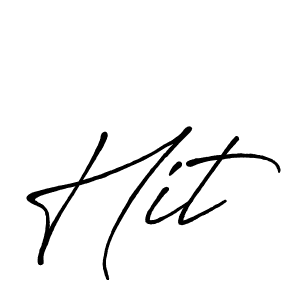 How to make Hit name signature. Use Antro_Vectra_Bolder style for creating short signs online. This is the latest handwritten sign. Hit signature style 7 images and pictures png