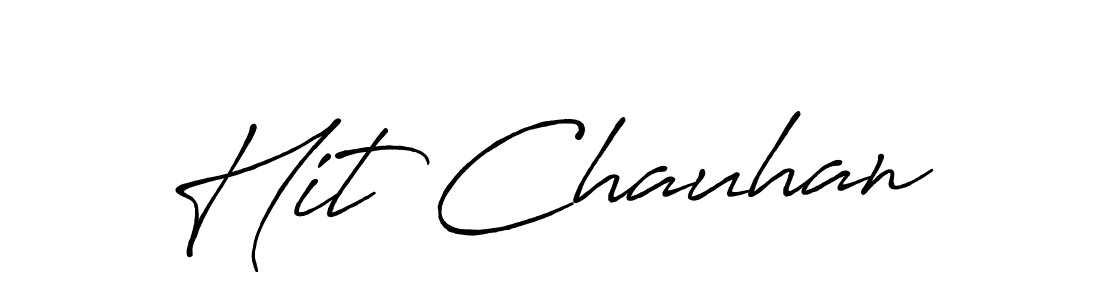 Antro_Vectra_Bolder is a professional signature style that is perfect for those who want to add a touch of class to their signature. It is also a great choice for those who want to make their signature more unique. Get Hit Chauhan name to fancy signature for free. Hit Chauhan signature style 7 images and pictures png