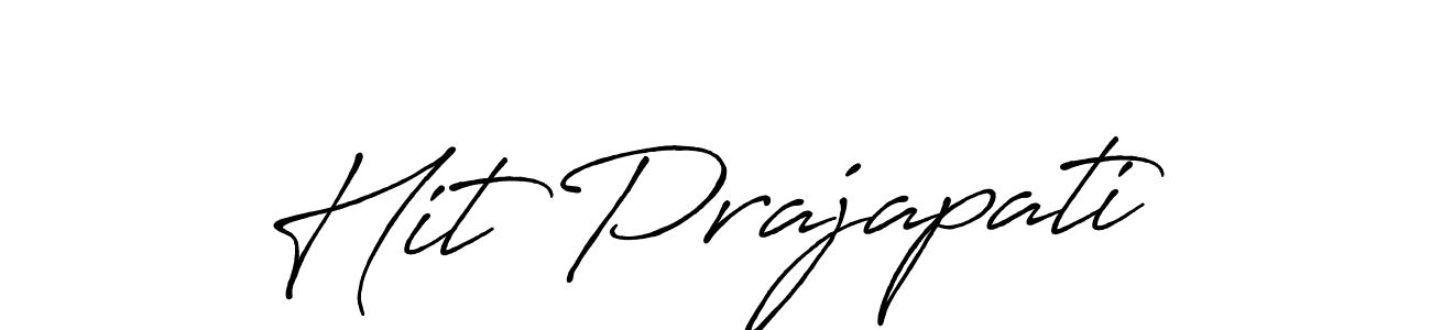 Once you've used our free online signature maker to create your best signature Antro_Vectra_Bolder style, it's time to enjoy all of the benefits that Hit Prajapati name signing documents. Hit Prajapati signature style 7 images and pictures png