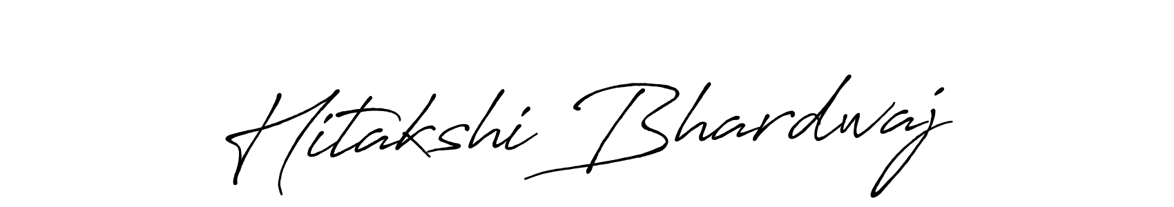 How to make Hitakshi Bhardwaj name signature. Use Antro_Vectra_Bolder style for creating short signs online. This is the latest handwritten sign. Hitakshi Bhardwaj signature style 7 images and pictures png