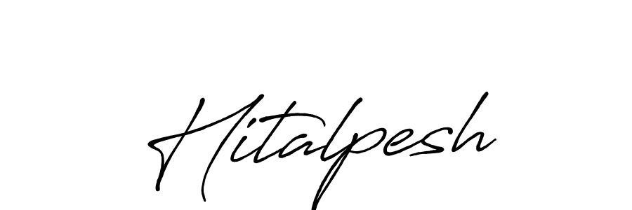 How to make Hitalpesh signature? Antro_Vectra_Bolder is a professional autograph style. Create handwritten signature for Hitalpesh name. Hitalpesh signature style 7 images and pictures png