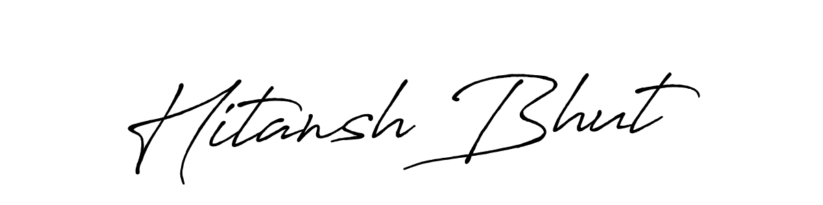 Best and Professional Signature Style for Hitansh Bhut. Antro_Vectra_Bolder Best Signature Style Collection. Hitansh Bhut signature style 7 images and pictures png