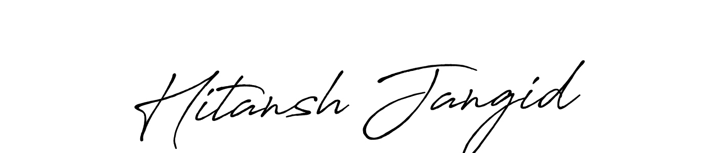 Make a beautiful signature design for name Hitansh Jangid. Use this online signature maker to create a handwritten signature for free. Hitansh Jangid signature style 7 images and pictures png