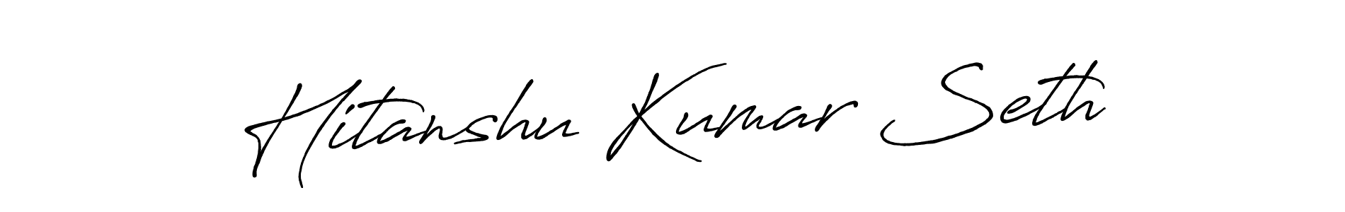 See photos of Hitanshu Kumar Seth official signature by Spectra . Check more albums & portfolios. Read reviews & check more about Antro_Vectra_Bolder font. Hitanshu Kumar Seth signature style 7 images and pictures png