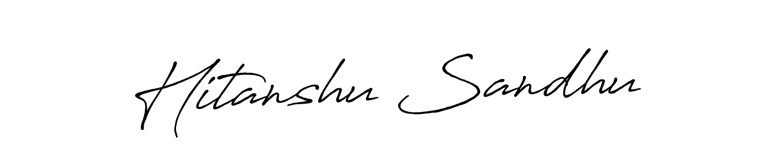 You can use this online signature creator to create a handwritten signature for the name Hitanshu Sandhu. This is the best online autograph maker. Hitanshu Sandhu signature style 7 images and pictures png